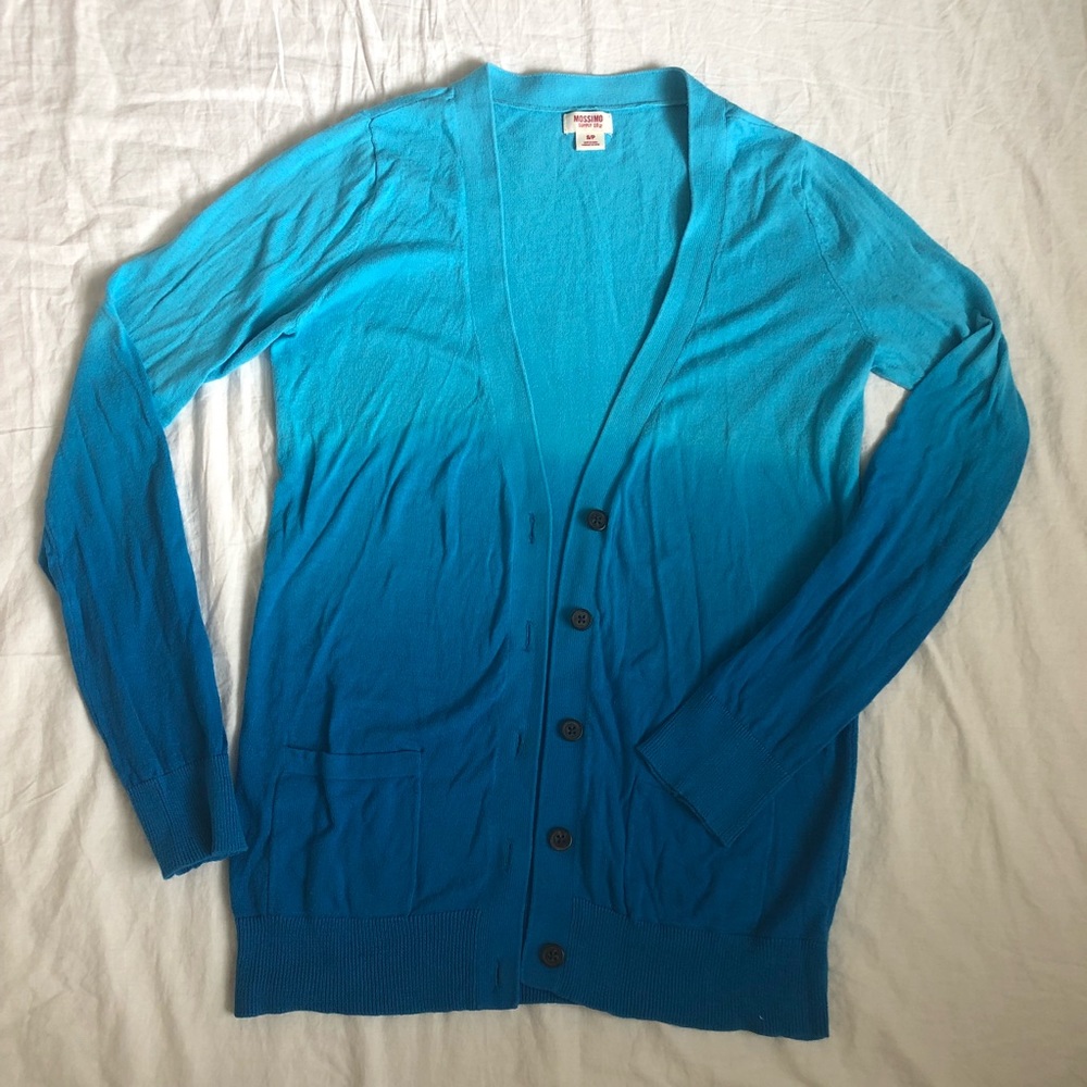 Mossimo Blue Ombré Cardigan